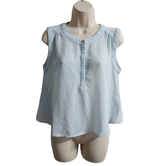 ASTR Sleeveless Blouse Blue Size S - Picture 1 of 7